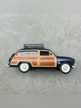 SUNNYSIDE MODEL SS 7737 Ford Woody Wagon 1949 Scale 1:28 With Roof Rack Navy